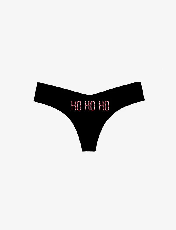 Thong with Appliqué
