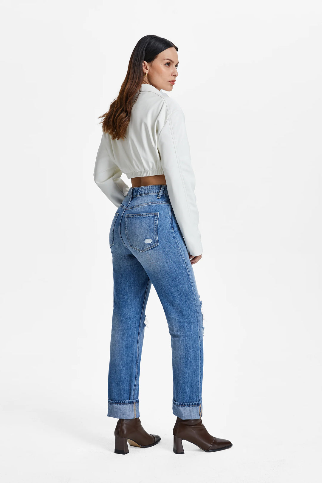 High Rise 90's Vintage Straight Jean