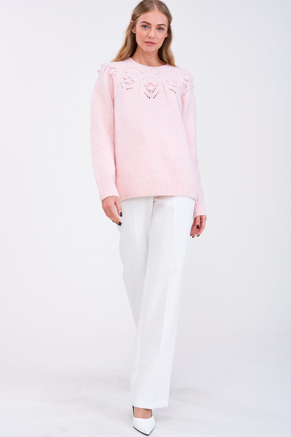 Luna PomPom Sweater Pullover
